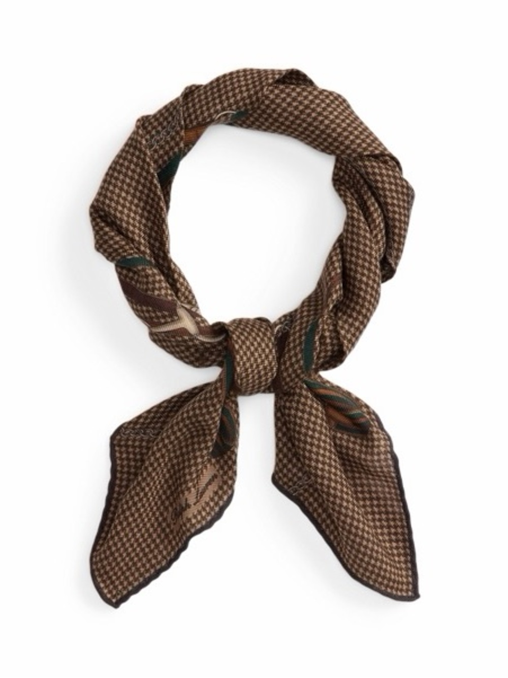 RALPH LAUREN COLLECTION EQUESTRIAN CASHMERE SILK NECKERCHIEF - Picture 7 of 15